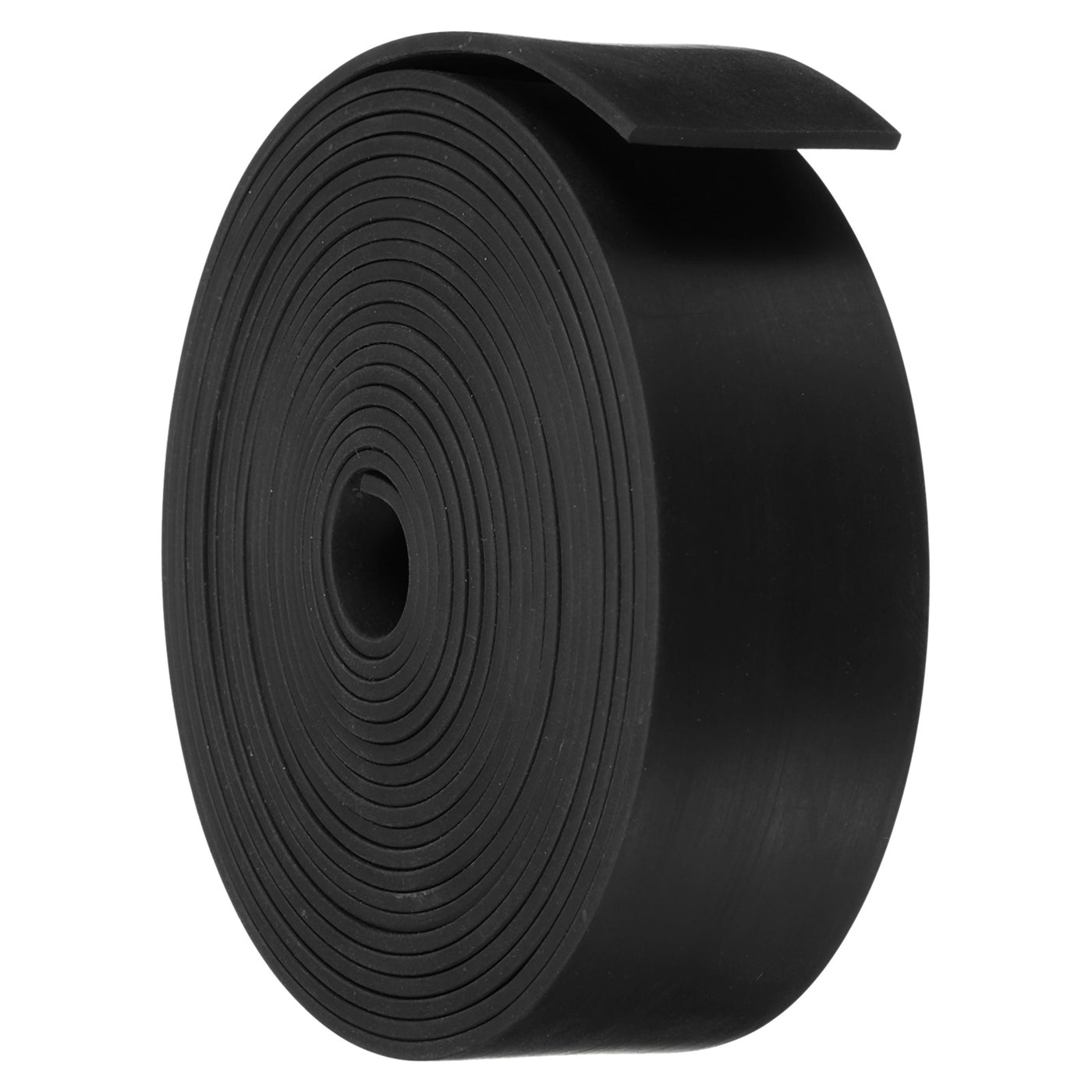 uxcell Uxcell Neoprene Rubber Sheet Rolls Solid Rubber Seal Strip 5/64"T x 1.2"W x 11.5'L