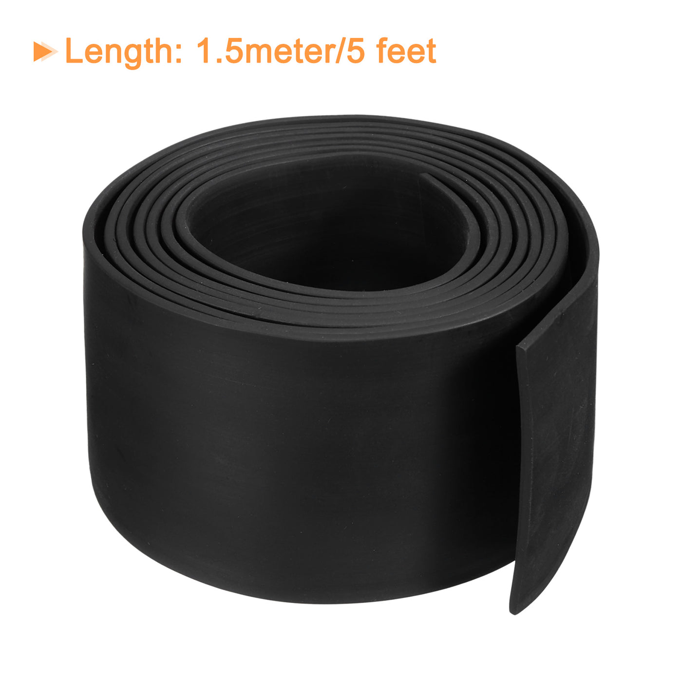 uxcell Uxcell Neoprene Rubber Sheet Rolls Solid Rubber Seal Strip 5/64"T x 2"W x 5'L