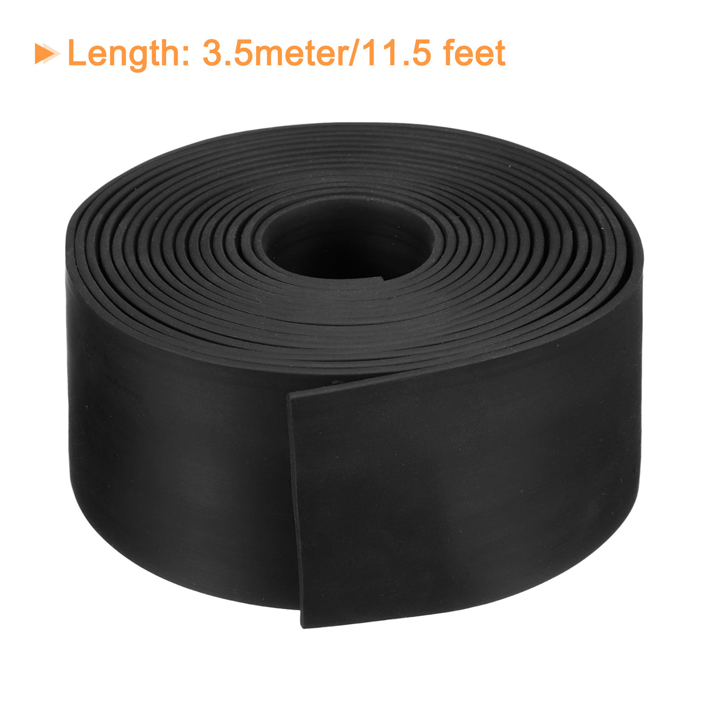 uxcell Uxcell Neoprene Rubber Sheet Rolls Solid Rubber Seal Strip 5/64"T x 2"W x 11.5'L