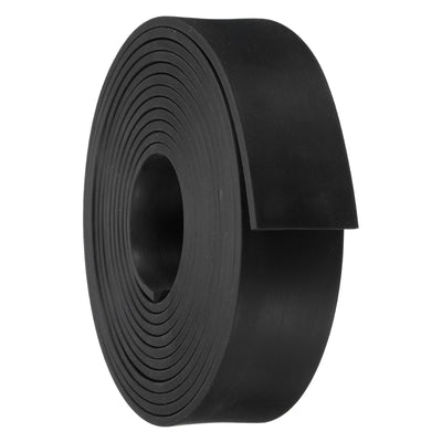 Harfington Uxcell Neoprene Rubber Sheet Rolls Solid Rubber Seal Strip 5/32"T x 1.6"W x 11.5'L