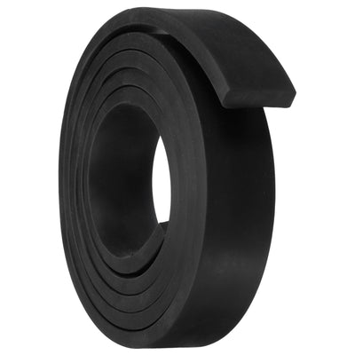 Harfington Uxcell Neoprene Rubber Sheet Rolls Solid Rubber Seal Strip 9/32"T x 1.2"W x 5'L