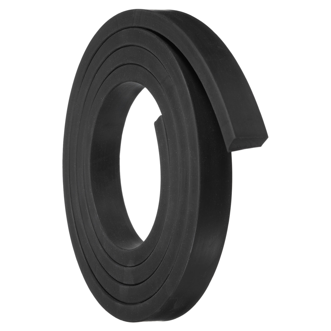 uxcell Uxcell Neoprene Rubber Sheet Rolls Solid Rubber Seal Strip 3/8"T x 0.8"W x 5'L