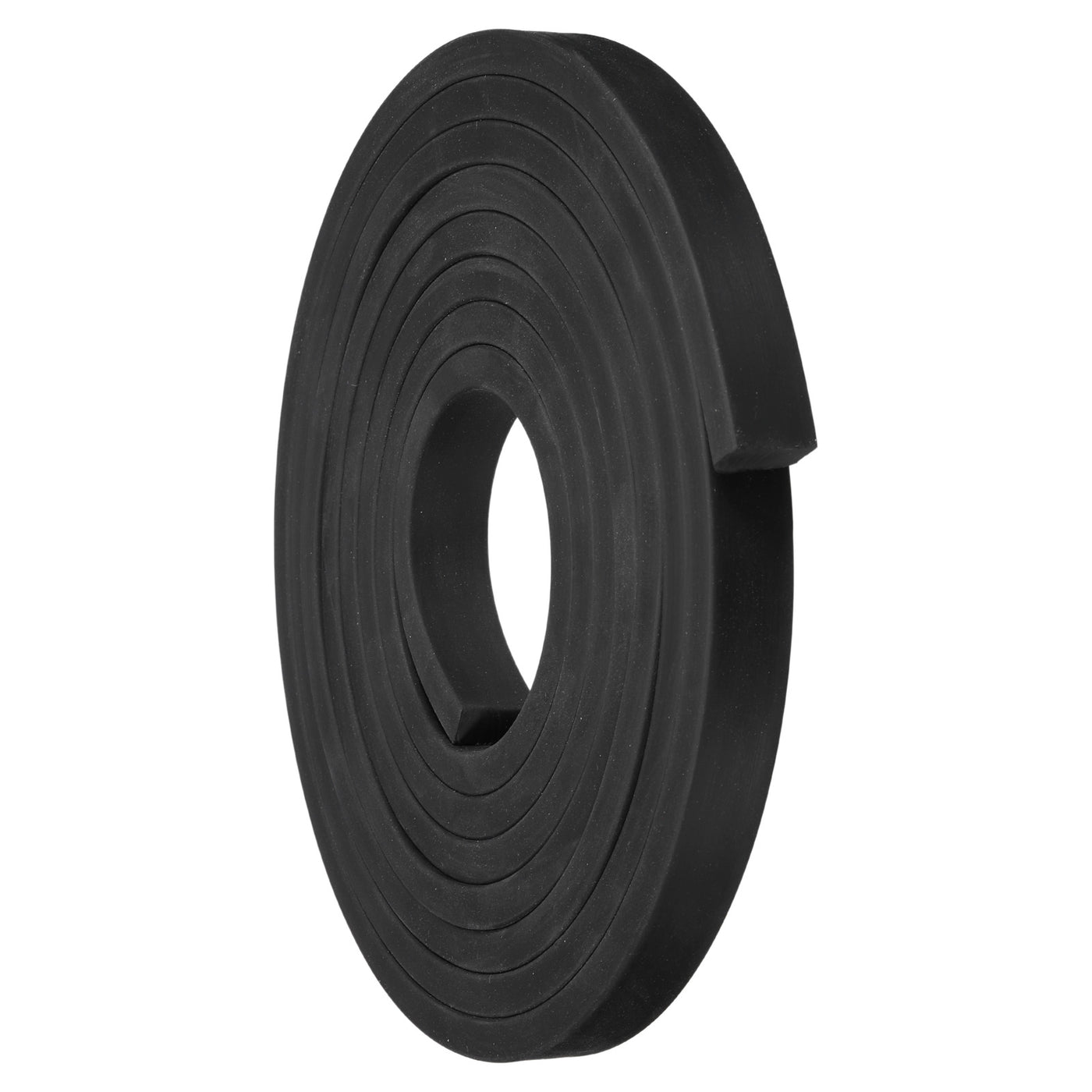 uxcell Uxcell Neoprene Rubber Sheet Rolls Solid Rubber Seal Strip 3/8"T x 0.8"W x 11.5'L