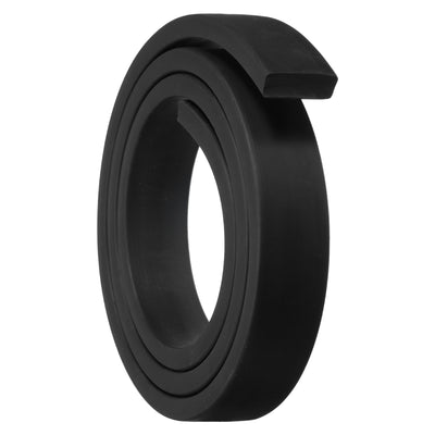 Harfington Uxcell Neoprene Rubber Sheet Rolls Solid Rubber Seal Strip 3/8"T x 1.2"W x 4'L