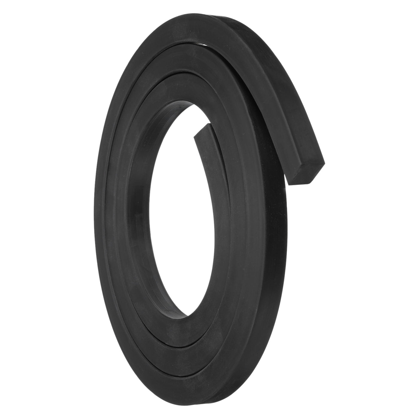 uxcell Uxcell Neoprene Rubber Sheet Rolls Solid Rubber Seal Strip 19/32"T x 0.6"W x 5'L