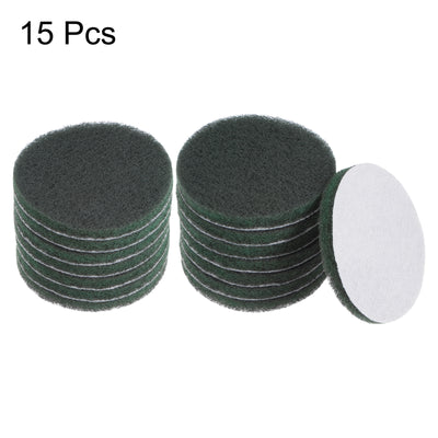 Harfington 15pcs Drill Power Brush 4 Inch Tile Scrubber Scouring Pads 400-600 Grit