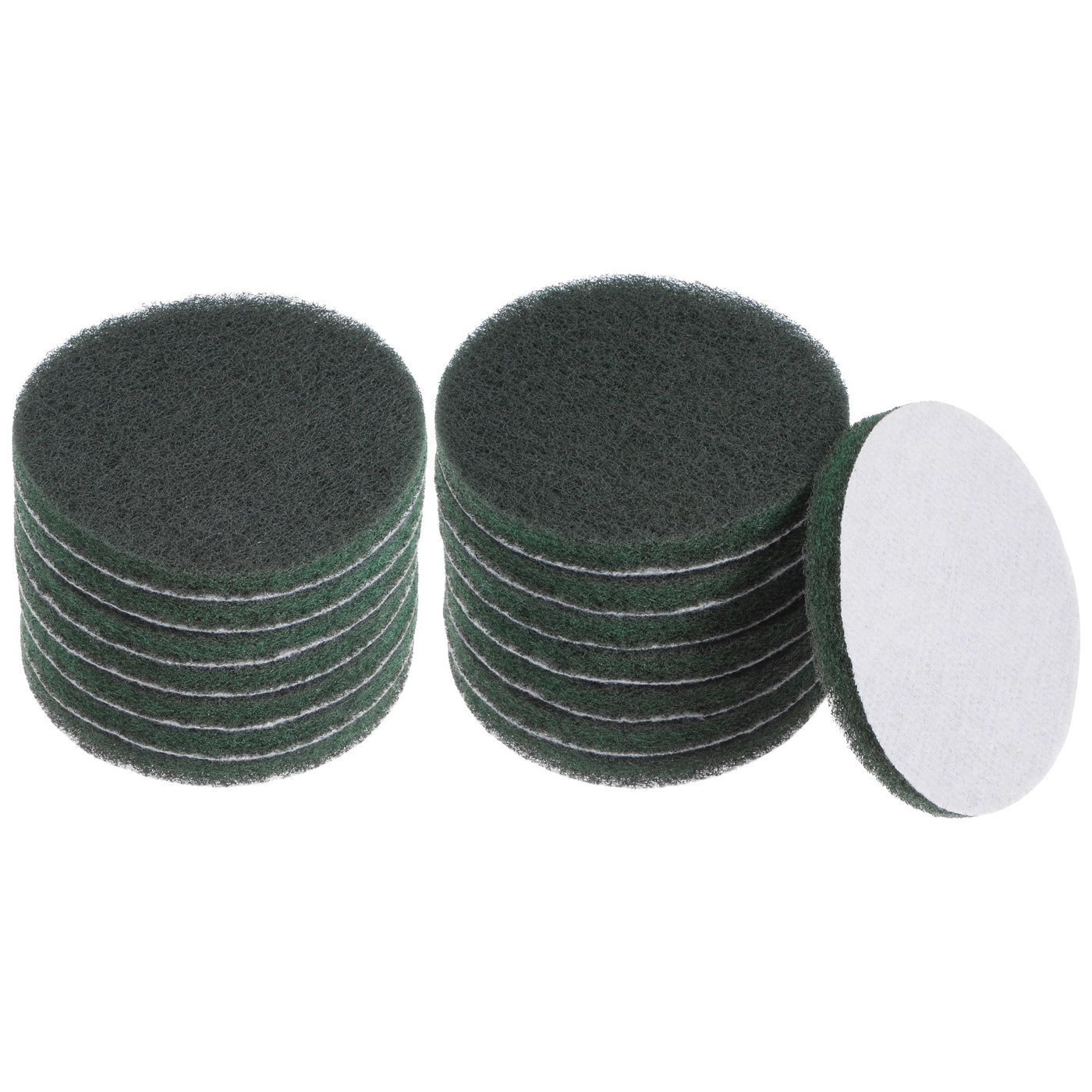 Harfington 15pcs Drill Power Brush 4 Inch Tile Scrubber Scouring Pads 400-600 Grit