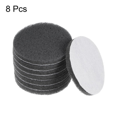 Harfington 8pcs Drill Power Brush 4 Inch Tile Scrubber Scouring Pads 1000-1200 Grit