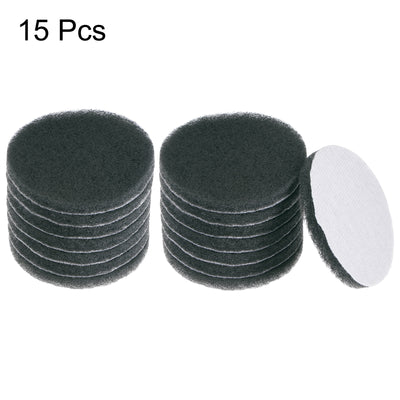 Harfington 15pcs Drill Power Brush 4 Inch Tile Scrubber Scouring Pads 1500 Grit