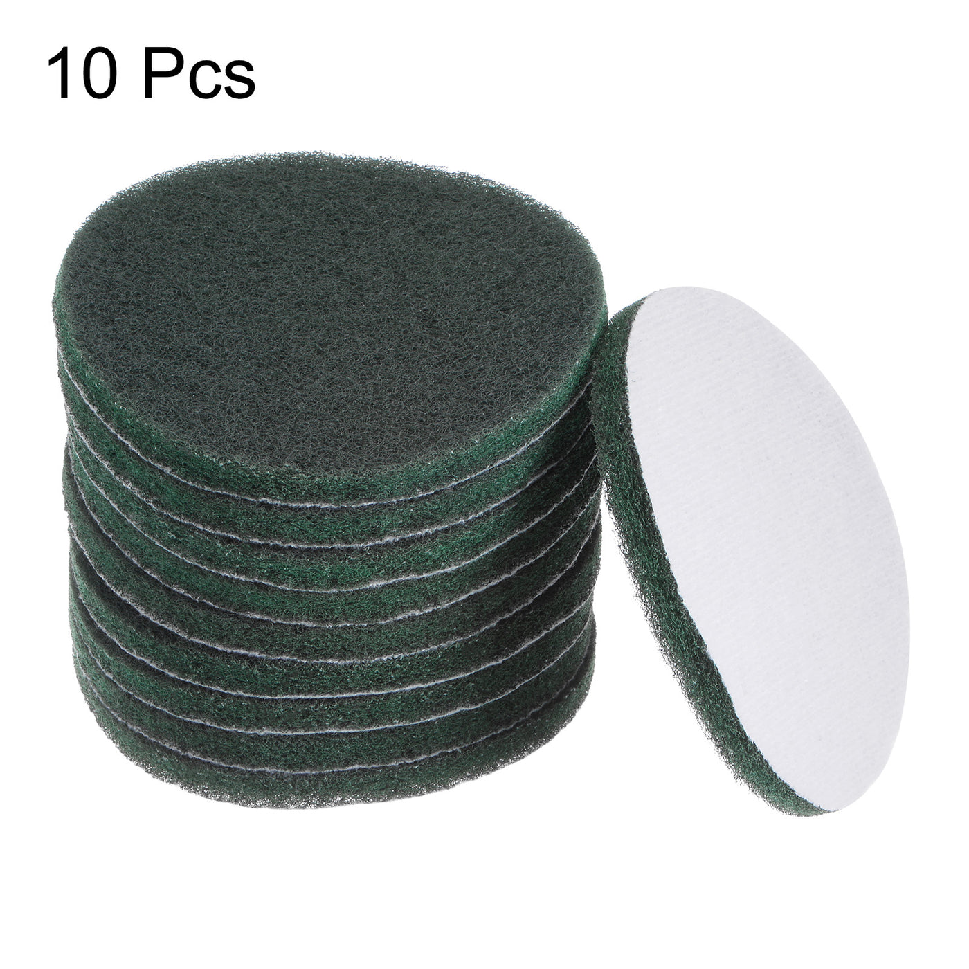 Harfington 10pcs Drill Power Brush 5 Inch Tile Scrubber Scouring Pads 400-600 Grit