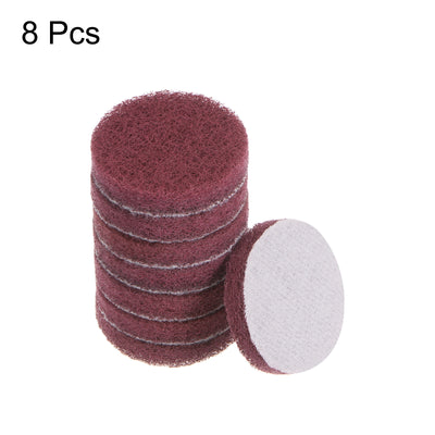 Harfington 8pcs Drill Power Brush 2 Inch Tile Scrubber Scouring Pads 320-400 Grit