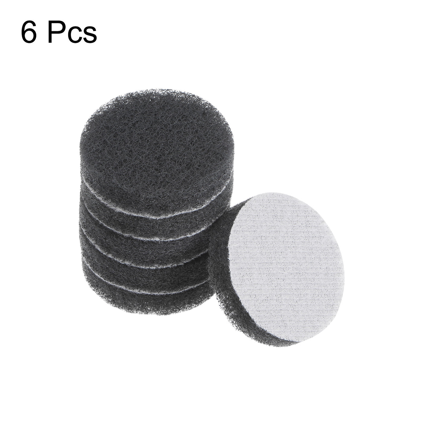 Harfington 6pcs Drill Power Brush 2 Inch Tile Scrubber Scouring Pads 800-1000 Grit