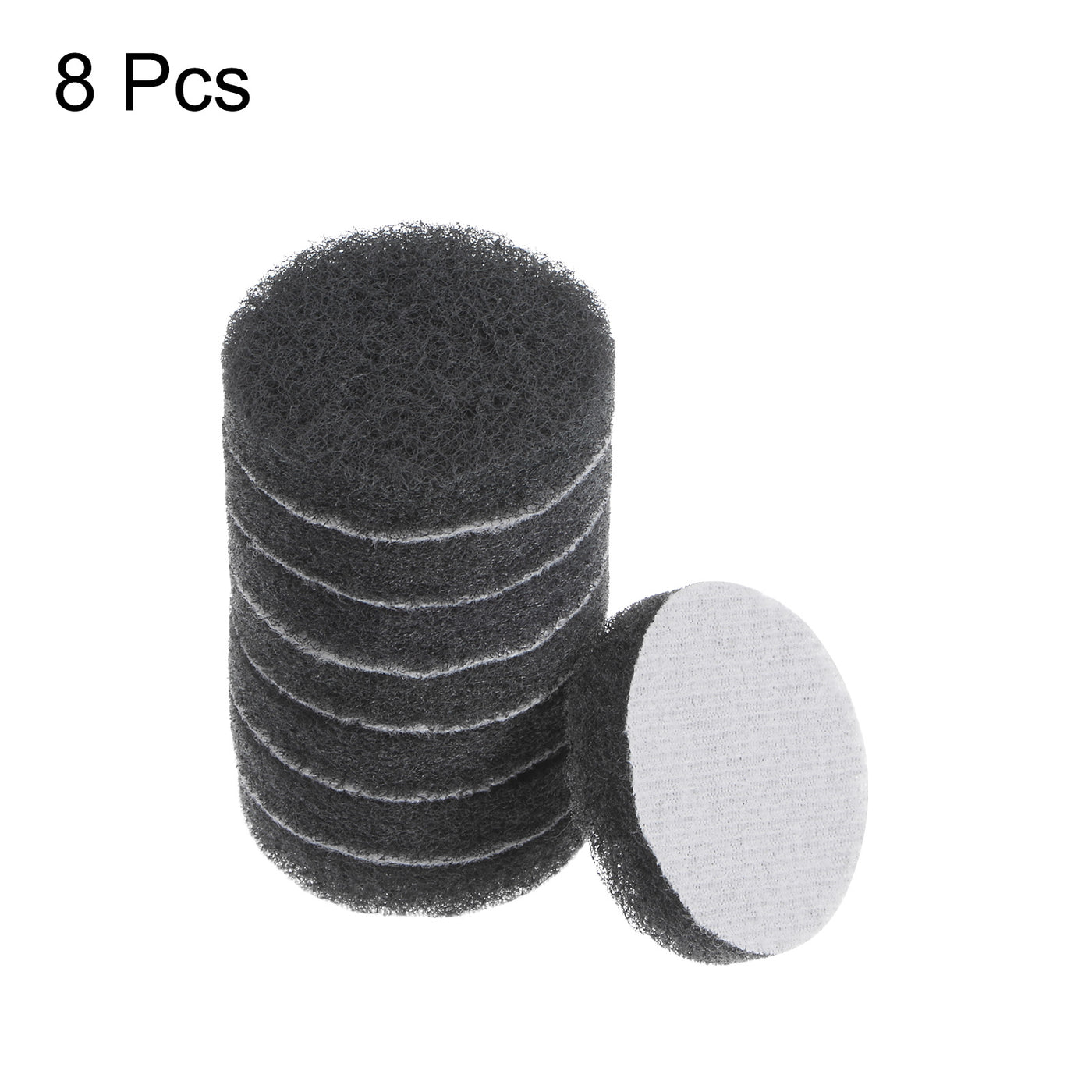 Harfington 8pcs Drill Power Brush 2 Inch Tile Scrubber Scouring Pads 800-1000 Grit