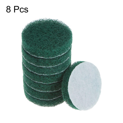 Harfington 8pcs Drill Power Brush 3 Inch Tile Scrubber Scouring Pads 180-240 Grit