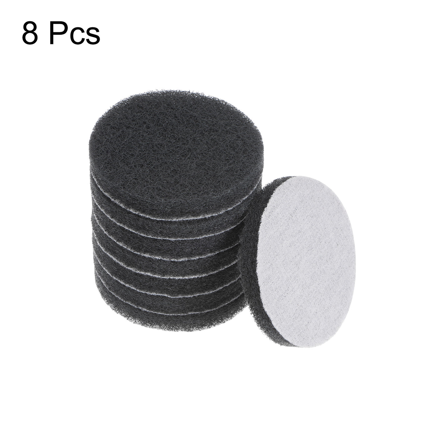 Harfington 8pcs Drill Power Brush 3 Inch Tile Scrubber Scouring Pads 800-1000 Grit