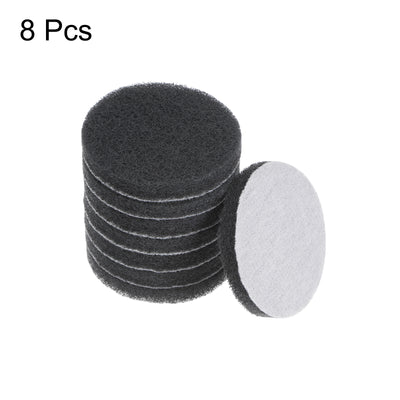 Harfington 8pcs Drill Power Brush 3 Inch Tile Scrubber Scouring Pads 800-1000 Grit