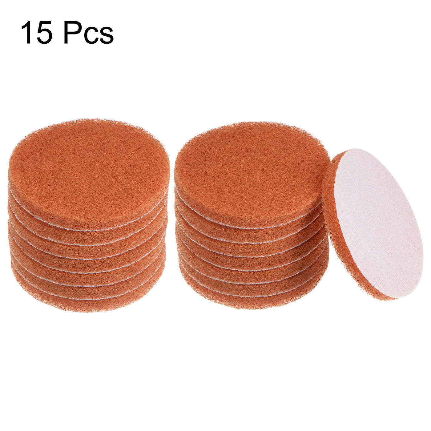 Harfington 15pcs Drill Power Brush 4 Inch Tile Scrubber Scouring Pads 2000 Grit