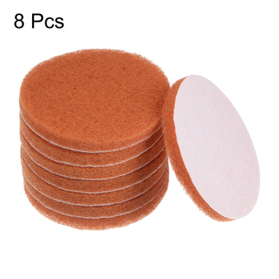 Harfington 8pcs Drill Power Brush 4 Inch Tile Scrubber Scouring Pads 2000 Grit