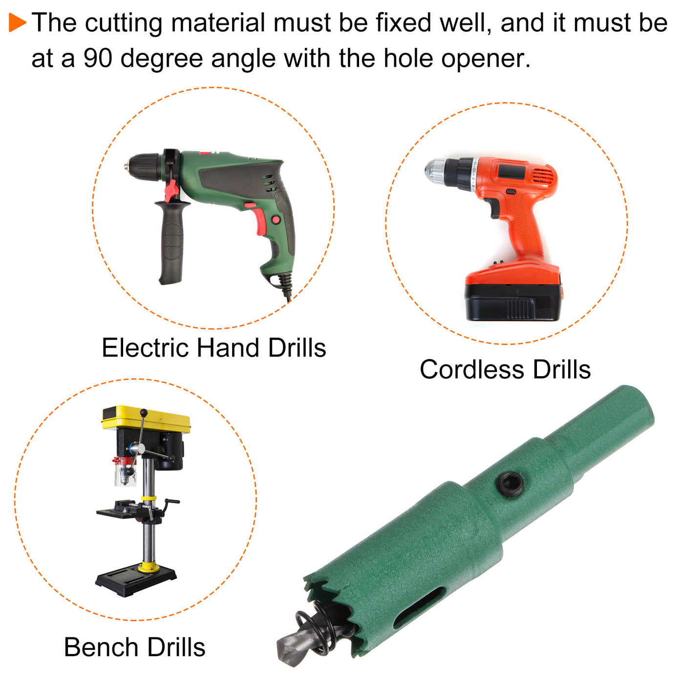 Harfington 18mm 5/7" M42 High Speed Steel Bi-Metal Hole Saw Drill Bit for Wood Plastic