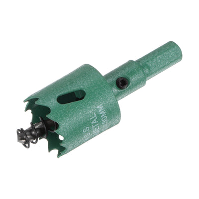 Harfington 30mm 1-1/6" M42 High Speed Steel Bi-Metal Hole Saw Drill Bit for Wood Plastic