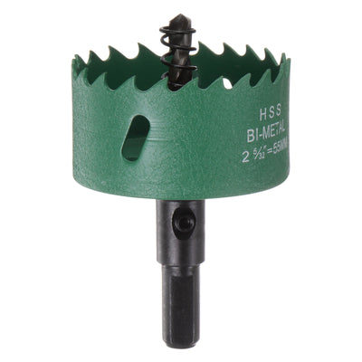 Harfington 55mm 2-3/16" M42 High Speed Steel Bi-Metal Hole Saw Drill Bit for Wood Plastic