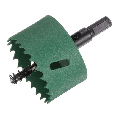 Harfington 60mm 2-3/8" M42 High Speed Steel Bi-Metal Hole Saw Drill Bit for Wood Plastic