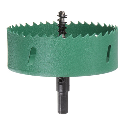 Harfington 100mm 3-15/16" M42 High Speed Steel Bi-Metal Hole Saw Drill Bit for Wood Plastic