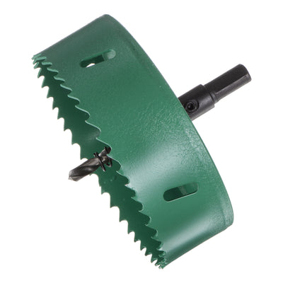 Harfington 110mm 4-5/16" M42 High Speed Steel Bi-Metal Hole Saw Drill Bit for Wood Plastic