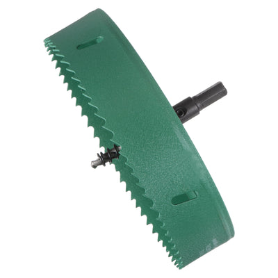 Harfington 160mm 6-5/16" M42 High Speed Steel Bi-Metal Hole Saw Drill Bit for Wood Plastic