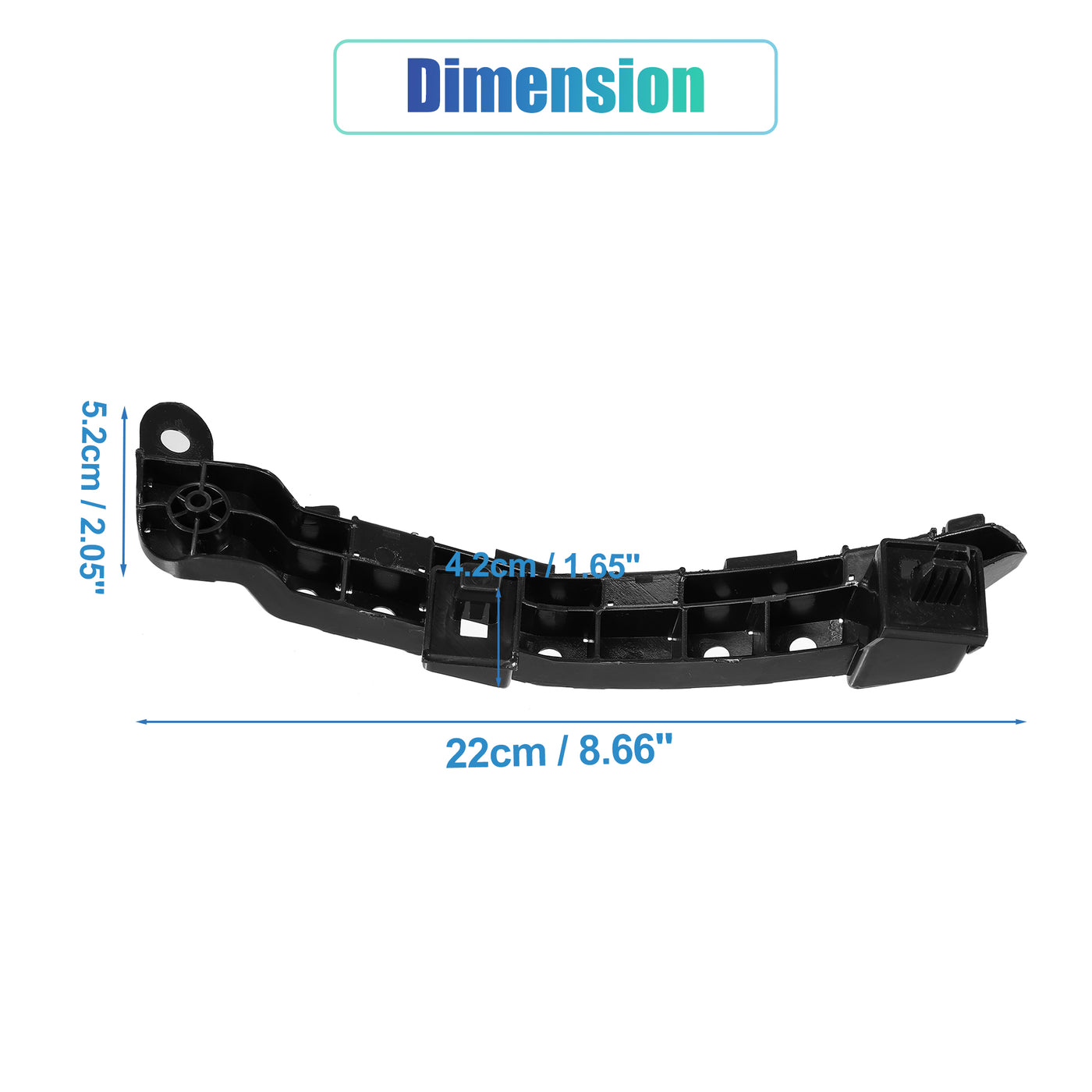 X AUTOHAUX Left Side Car Front Bumper Mounting Support Bracket NO.71198-TLA-A01 for Honda CR-V 2017-2019