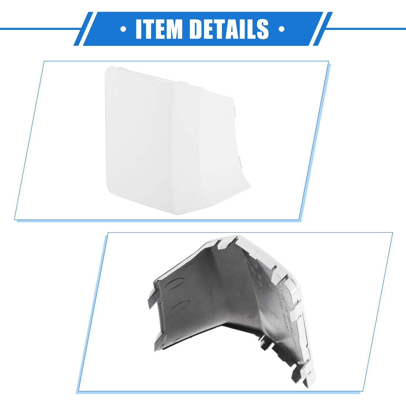 VekAuto Car Towing Tow Eye Hook Cover Cap Compatible for Subaru Impreza 2010-2014, Durable Plastic White Front Bumper