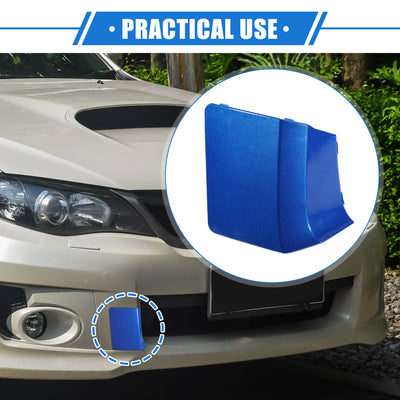 Harfington Car Towing Tow Eye Hook Cover Cap Compatible for Subaru Impreza 2010-2014, Durable Plastic Blue Front Bumper