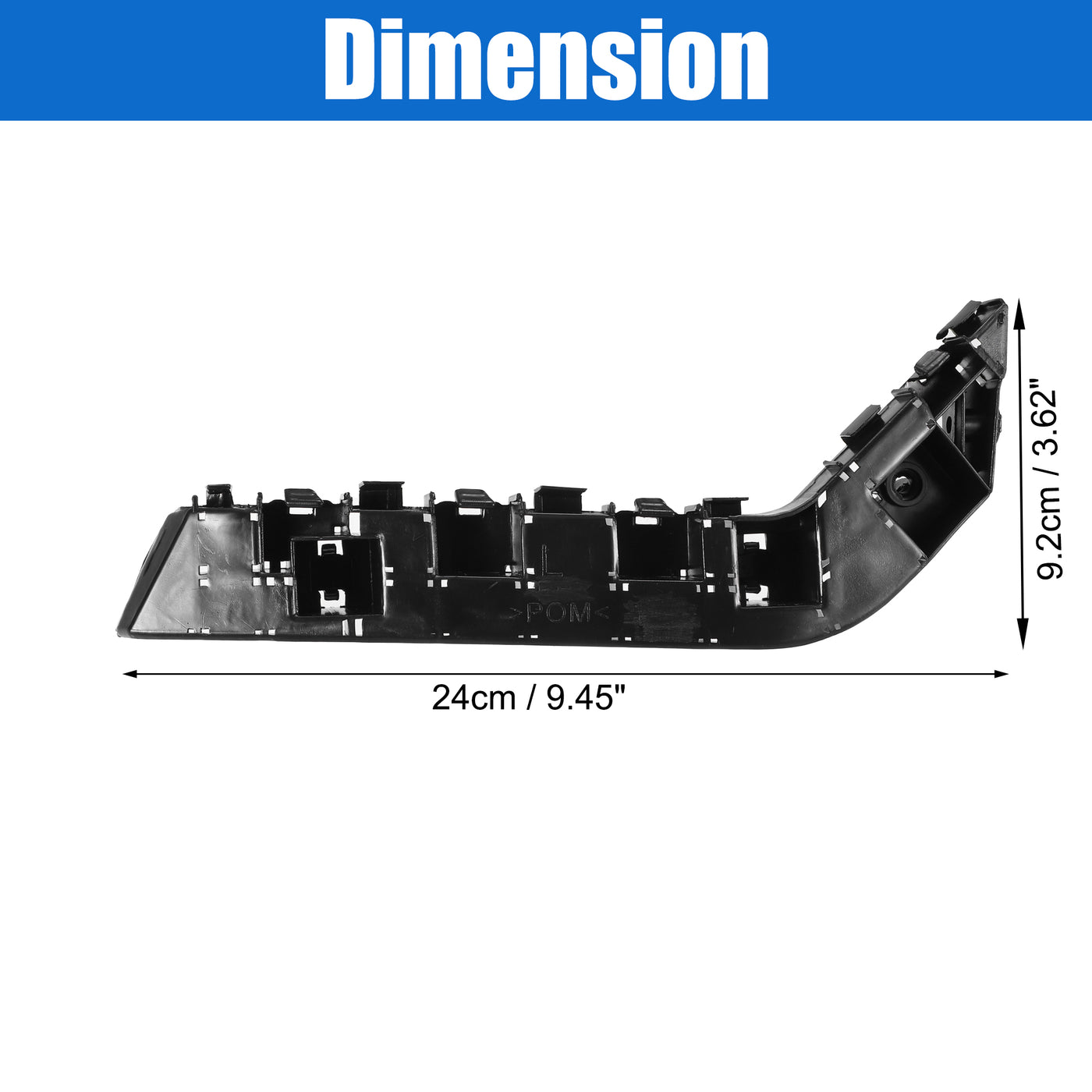 X AUTOHAUX Left Side Front Bumper Mounting Support Bracket Replace 71198-TBA-A00 for Honda Civic 2016-2020