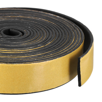 Harfington Uxcell Weather Stripping Adhesive Foam Door Window Seal Strip 1"W x 5/64"T x 13ft L