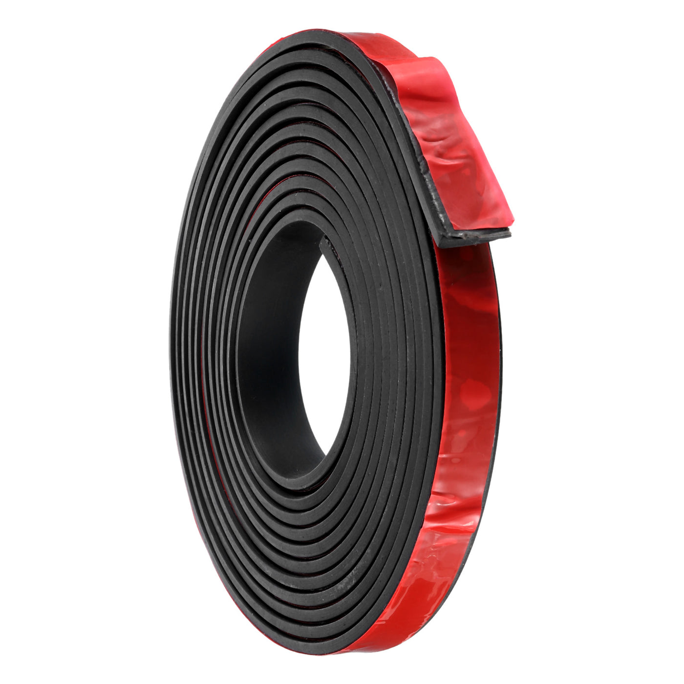 uxcell Uxcell 0.6"W x 1/8"T x 10'L Adhesive Rubber Strips Solid Neoprene Rubber Strips Sheet