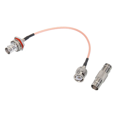 Harfington RG316 Coaxial Cables BNC Male to BNC Female Bulkhead with Adapter Low Loss RF Coaxial Cable