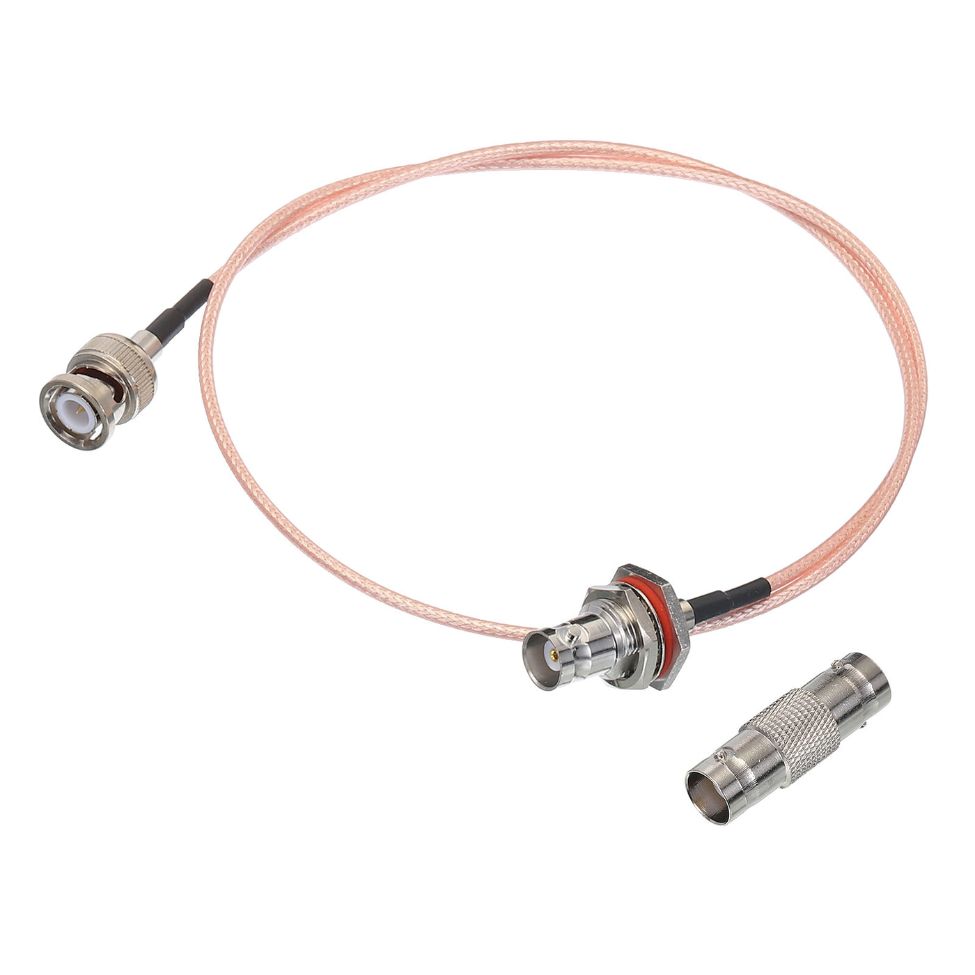 Harfington RG316 Coaxial Cables BNC Male to BNC Female Bulkhead with Adapter Low Loss RF Coaxial Cable