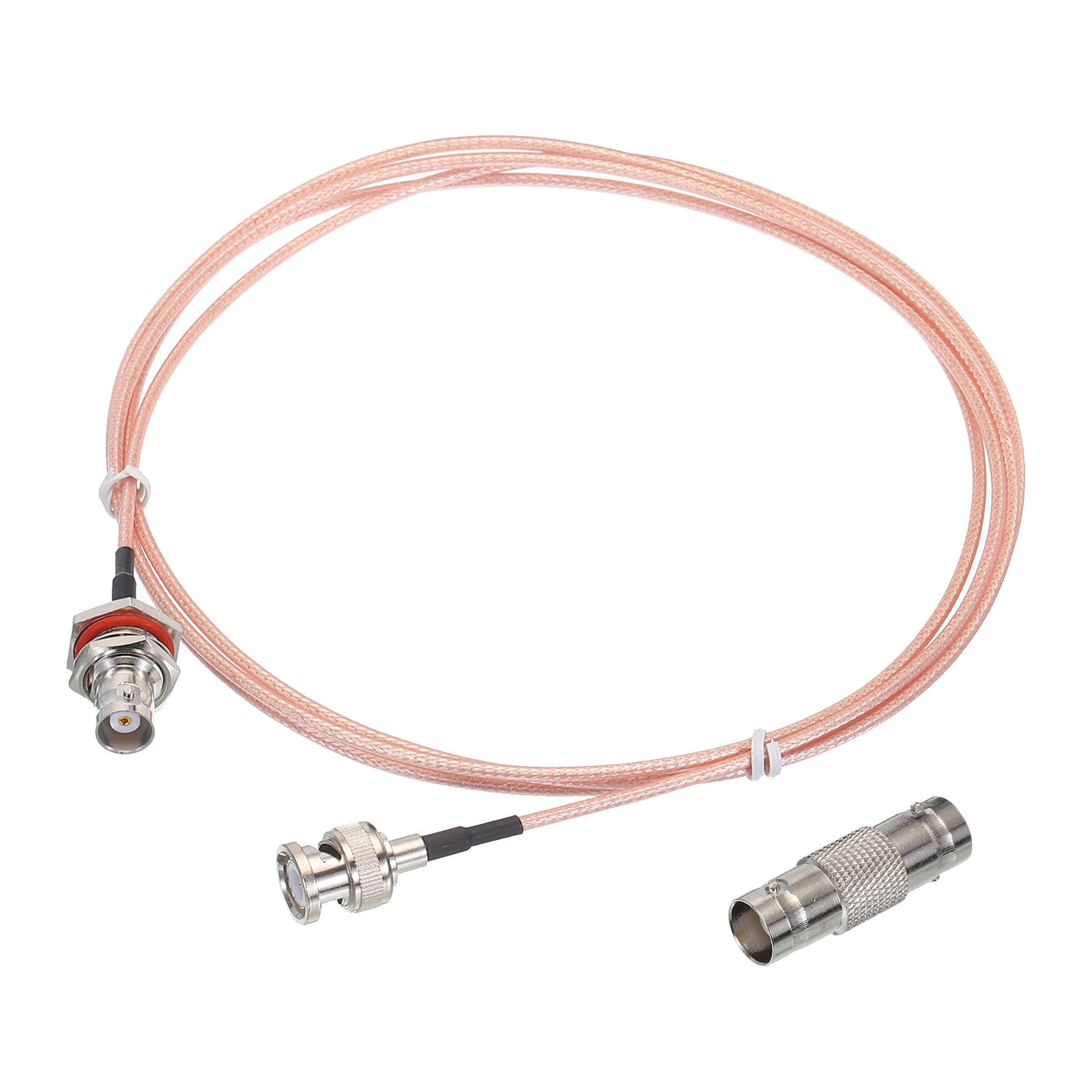 Harfington RG316 Coaxial Cables BNC Male to BNC Female Bulkhead with Adapter Low Loss RF Coaxial Cable