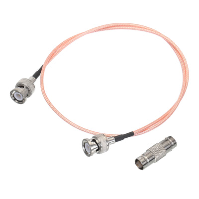 Harfington RG316 Coaxial Cables BNC Male to BNC Male with Adapter Low Loss RF Coaxial Cable