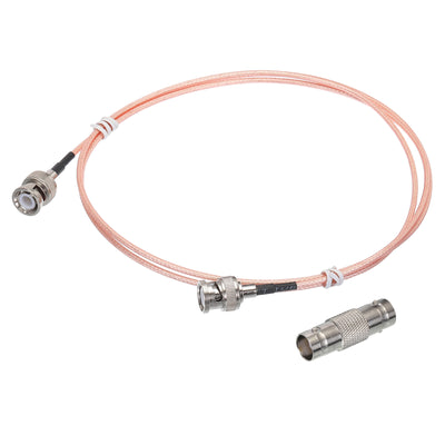 Harfington RG316 Coaxial Cables BNC Male to BNC Male with Adapter Low Loss RF Coaxial Cable