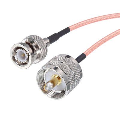 Harfington RG316 Coaxial Cables BNC Male to UHF Male with Adapter Low Loss RF Coaxial Cable