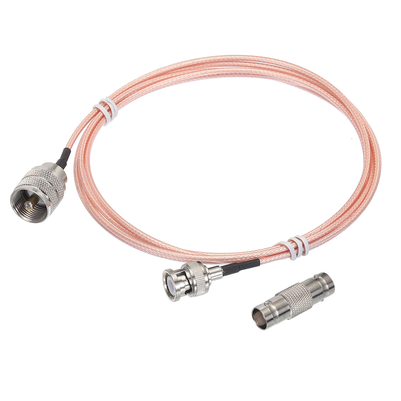 Harfington RG316 Coaxial Cables BNC Male to UHF Male with Adapter Low Loss RF Coaxial Cable