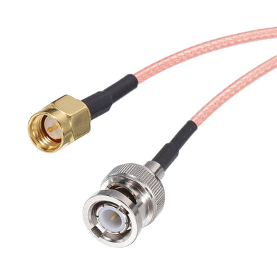 Harfington RG316 Coaxial Cables SMA Male to BNC Male with Adapter Low Loss RF Coaxial Cable