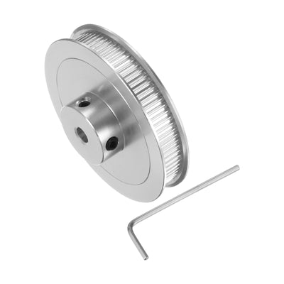 Harfington 2GT Idler Pulley 80T 5mm Bore 55mm Dia.6mm Width Belt with 2mm Spanner