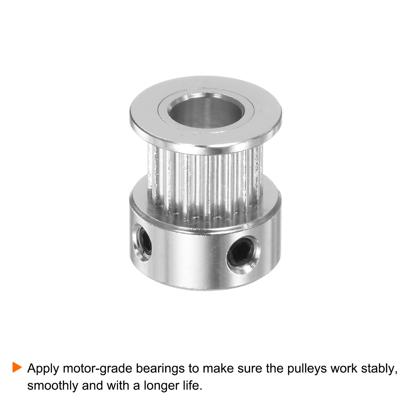 Harfington 10Stk 2GT Umlenkrolle 16 Zähne 6mm Bohrung 13mm Durchm. Aluminum Zahnriemen mit 2mm Sechskant Schlüssel für 6mm Breite Gürtel 3D Drucker CNC Maschine Zubehör Silberton