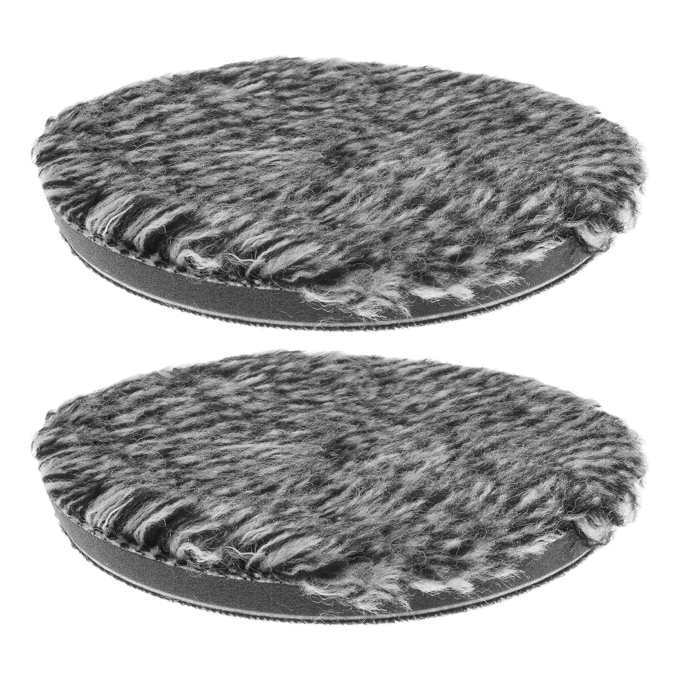 Harfington 2pcs Wool Cutting Pad, 5 Inch Microfiber Buffing Polishing Pads