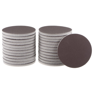 Harfington 25pcs 800 Grit 3-inch Sponge Pad Sanding Sponge Hook and Loop Sanding Disc