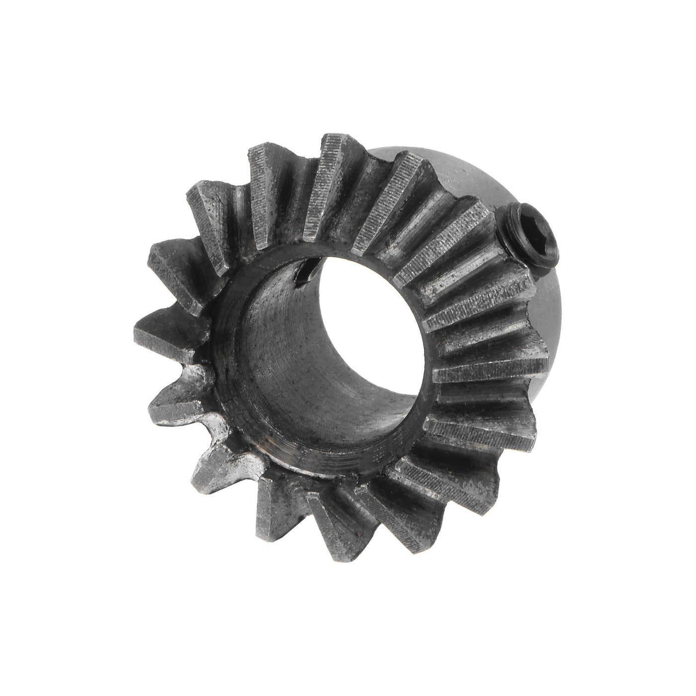 Harfington 2pcs Bevel Gear 1.5M 16 Teeth 8mm Shaft Hole Tapered Bevel Pinion Gear