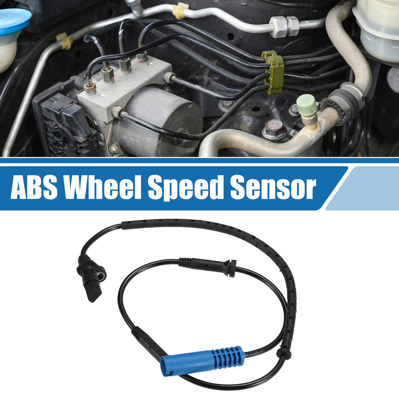 A ABSOPRO Rear Left Right ABS Wheel Speed Sensor NO.34526756376 for BMW E39 Series 2003