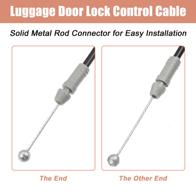 Harfington Uxcell NO.64607-06070 Trunk Lock Latch Release Cable for Toyota Camry 2007-2011 Deck Lid Release Cable Car Luggage Door Lock Control Cable Tailgate Release Cable Replacement 14FT